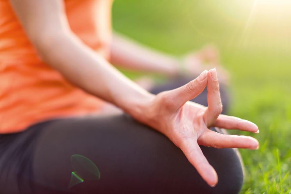 mindful self care morning workout yoga"
